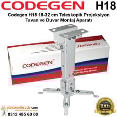Codegen H18 18-32 cm Teleskopik Projeksiyon Montaj Aparatı
