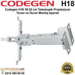 Codegen H18 18-32 cm Teleskopik Projeksiyon Montaj Aparatı