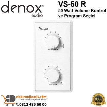 Denox VS-50 R Volume Kontrol ve Program Seçici