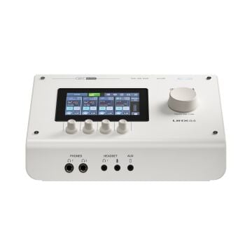 Yamaha URX44 6 Giriş 4 Çıkış Dokunmatik Ekran MicroSD USB Ses Kartı (URX44W Beyaz)