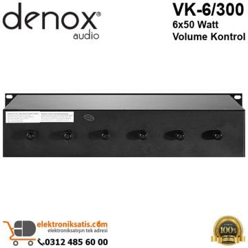 Denox VK-6 300 6x50 Watt Volume Kontrol
