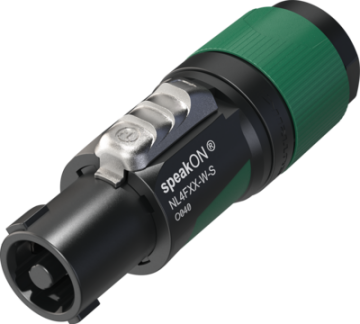 Neutrik NL4FXX-W-S Speakon 4 Pin Konnektör