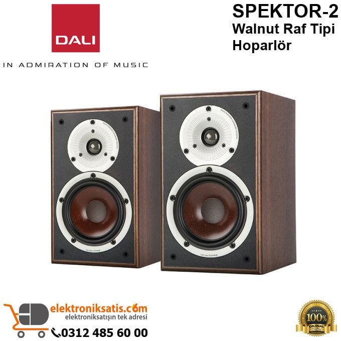 Dali SPEKTOR-2 Walnut Raf Tipi Hoparlör