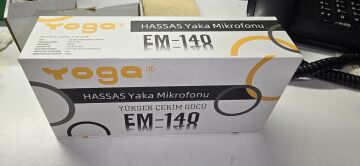 Yoga EM-140 Kablolu Hassas Yaka Mikrofonu
