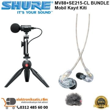 Shure MV88+SE215-CL BUNDLE Mobil Kayıt Kiti