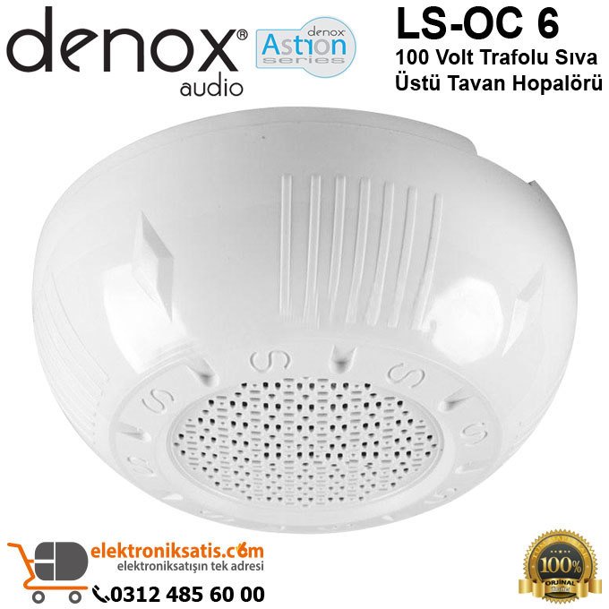 Denox Astron LS-OC 6 Sıva Üstü Tavan Hoparlör