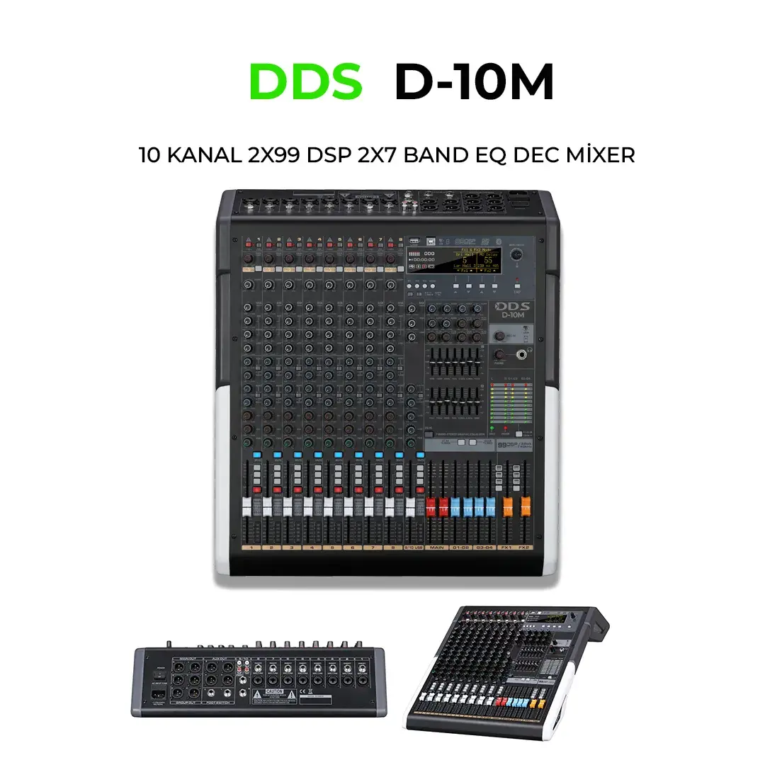 DDS D-10M 10 Kanal 2x99 DSP Dec Mixer