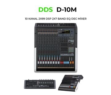DDS D-10M 10 Kanal 2x99 DSP Dec Mixer