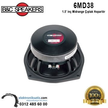 B&C 6MD38 6.5' - 16 cm Midrange Çıplak Hoparlör