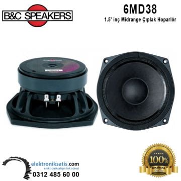 B&C 6MD38 6.5' - 16 cm Midrange Çıplak Hoparlör
