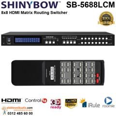 Shinybow SB-5688LCM 8x8 HDMI Matrix Routing Switcher