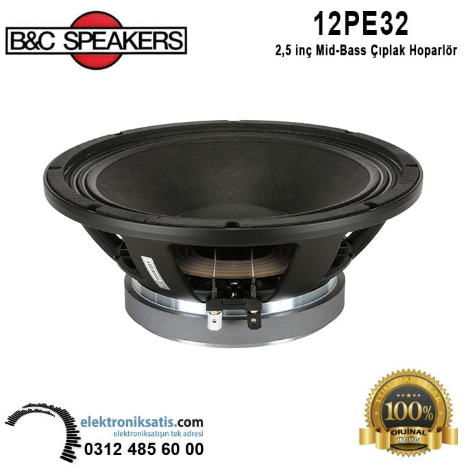 B&C 12PE32 12 inc 30 cm Mid-Bass Hoparlör