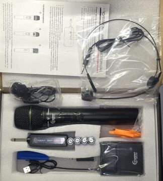 Copper SM-2700 Wireless Çift Mikrofon  El ve Yaka & Kafa