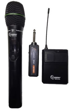Copper SM-2700 Wireless Çift Mikrofon  El ve Yaka & Kafa