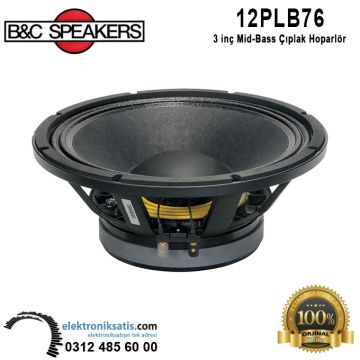 B&C 12PLB76 12 inc 30 cm Woofer Hoparlör