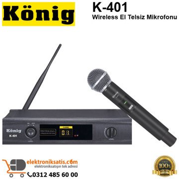 König K-401 Wireless El Telsiz Mikrofonu