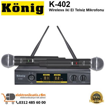 König K-402 iki El Telsiz Mikrofonu