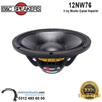 B&C 12NW76 12 inc 30 cm Woofer Hoparlör