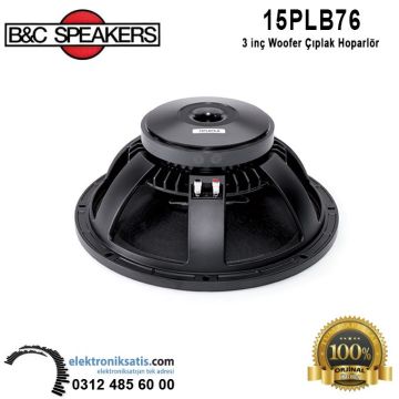 B&C 15PLB76  15' - 38 cm Woofer Çıplak Hoparlör