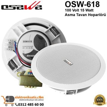 OSAWA OSW-618 100V 15 Watt Asma Tavan Hoparlörü