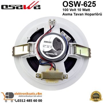OSAWA OSW-625 100V 10 Watt Asma Tavan Hoparlörü
