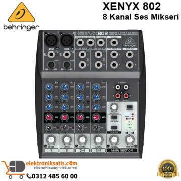 Behringer XENYX 802 8 Kanal Ses Mikseri