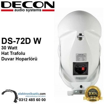 Decon DS-72DW 30 Watt Hat Trafolu Duvar Hoparlörü