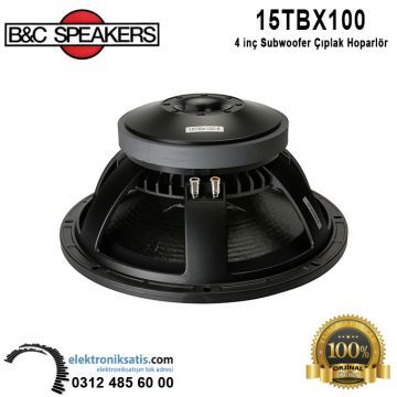 B&C 15TBX100 15' - 38  cm Subwoofer Çıplak Hoparlör