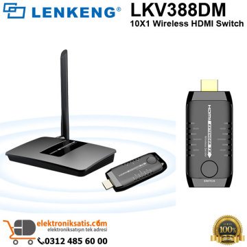 Lenkeng LKV388DM 10X1 Wireless HDMI Switch