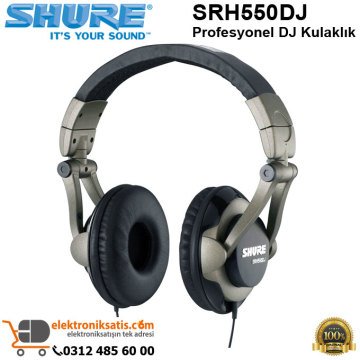 Shure SRH550DJ Profesyonel DJ Kulaklık