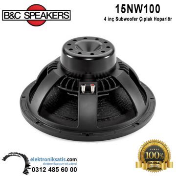 B&C 15NW100 15 inc 38 cm Subwoofer Hoparlör