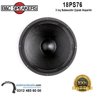 B&C 18PS76 18' - 45 cm Subwoofer Çıplak Hoparlör