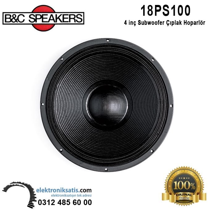 B&C 18PS100 18 inc 45 cm Subwoofer Hoparlör