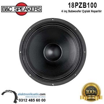 B&C 18PZB100 18 inc 45 cm Subwoofer Hoparlör