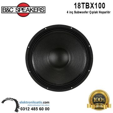 B&C 18TBX100 18 inc 45 cm Subwoofer Hoparlör