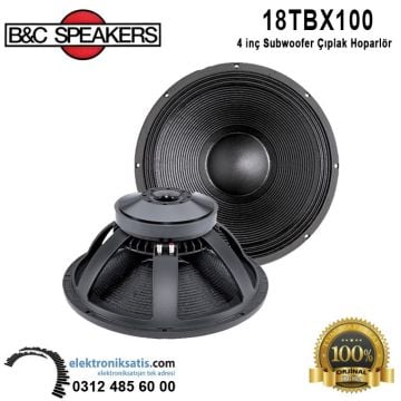 B&C 18TBX100 18 inc 45 cm Subwoofer Hoparlör