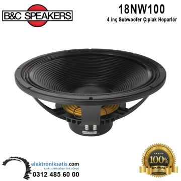 B&C 18NW100 18 inc 45 cm Subwoofer Hoparlör