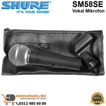 Shure SM58SE Dinamik Vokal Mikrofon