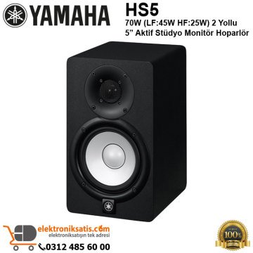 Yamaha HS5 Aktif Stüdyo Referans Monitör Siyah