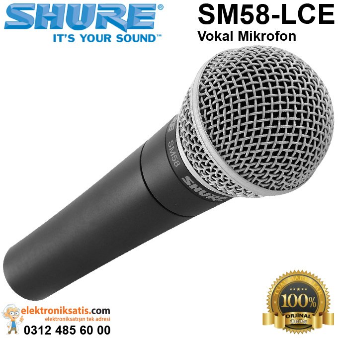 Shure SM58 LCE Vokal Mikrofon
