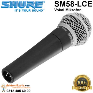 Shure SM58-LCE Dinamik Vokal Mikrofon