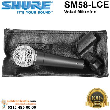 Shure SM58-LCE Dinamik Vokal Mikrofon