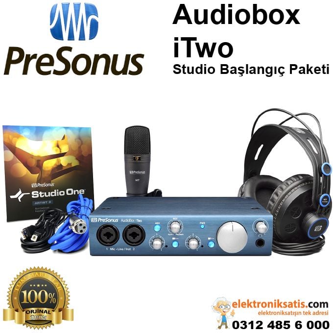 PRESONUS Audiobox iTwo Studio Başlangıç Paketi