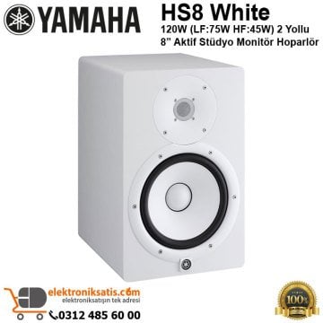 Yamaha HS8 Aktif Stüdyo Referans Monitör Beyaz