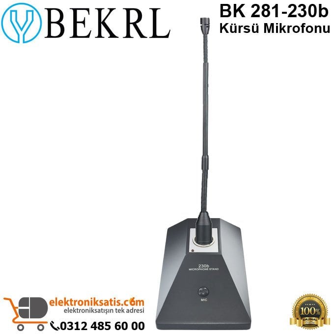 Bekrl BK 281-230b Kürsü Mikrofonu