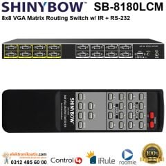 Shinybow SB-8180LCM 8x8 VGA Matrix Routing Switch w/ IR + RS-232