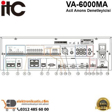 ITC VA-6000MA Acil Anons Denetleyicisi