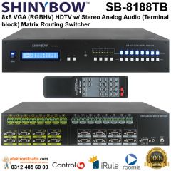 Shinybow SB-8188TB 8x8 VGA HDTV w/ Stereo Audio Matrix Routing Switcher