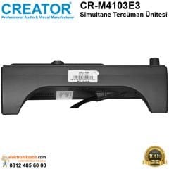 Creator CR-M4103E3 Simultane Tercüman Ünitesi