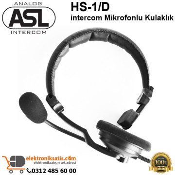 ASL HS-1/D intercom Mikrofonlu Kulaklık